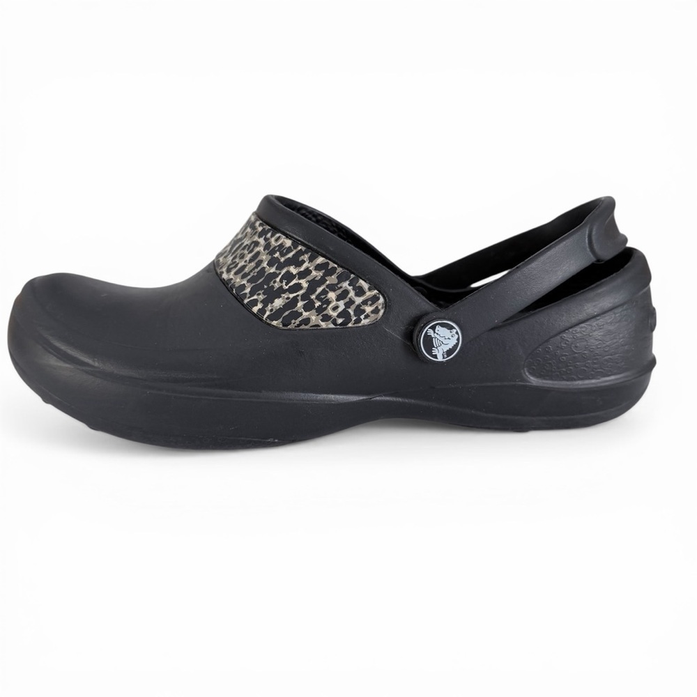 CROCS Black Mercy Work Clogs Slip Resistant Comfort Nursing shoes women’s 7 - Picture 3 of 11